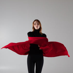 Cashmere Wrap Ruby Red