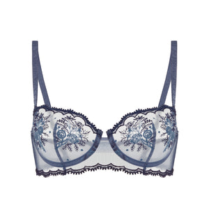 Intrigue Bleu Cendre Half Cup Bra