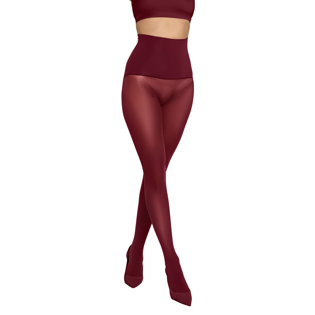 The Sustainable Sixty Burgundy Tights