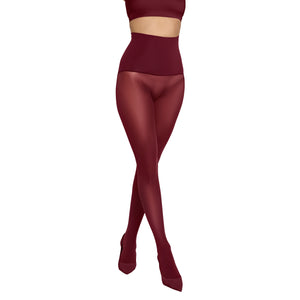The Sustainable Sixty Burgundy Tights