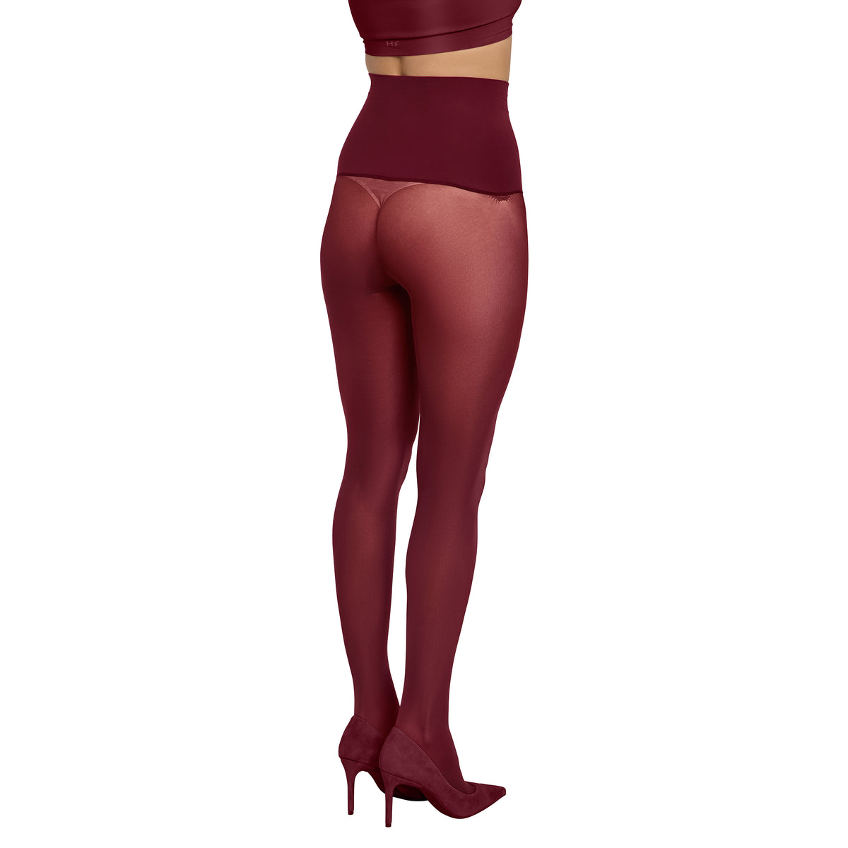 The Sustainable Sixty Burgundy Tights