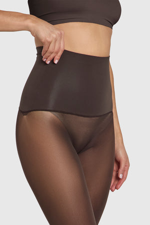 The Sustainable Sixty Hot Chocolate Tights