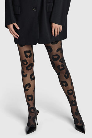 The Oversized Leopard Tights