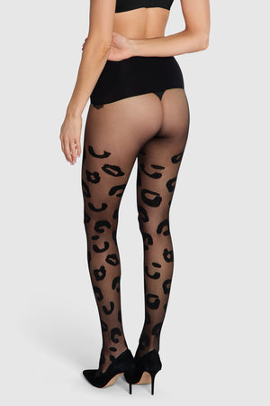 The Oversized Leopard Tights