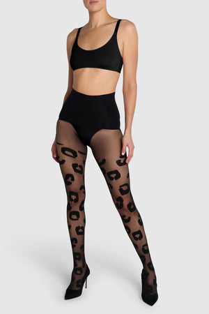 The Oversized Leopard Tights