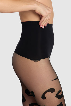 The Oversized Leopard Tights