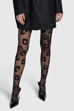 The Oversized Leopard Tights