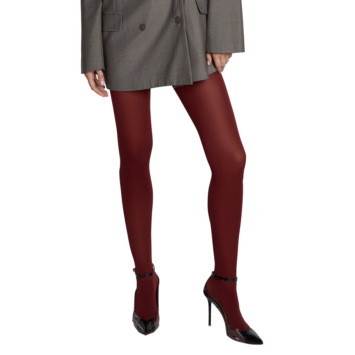 The Sustainable Sixty Burgundy Tights