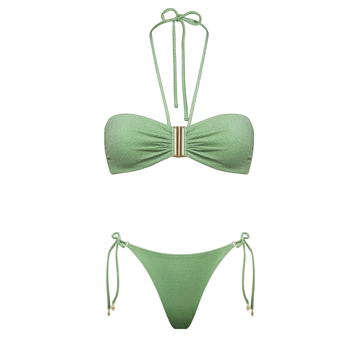 Swim Sparkle Sage Shimmer Bikini