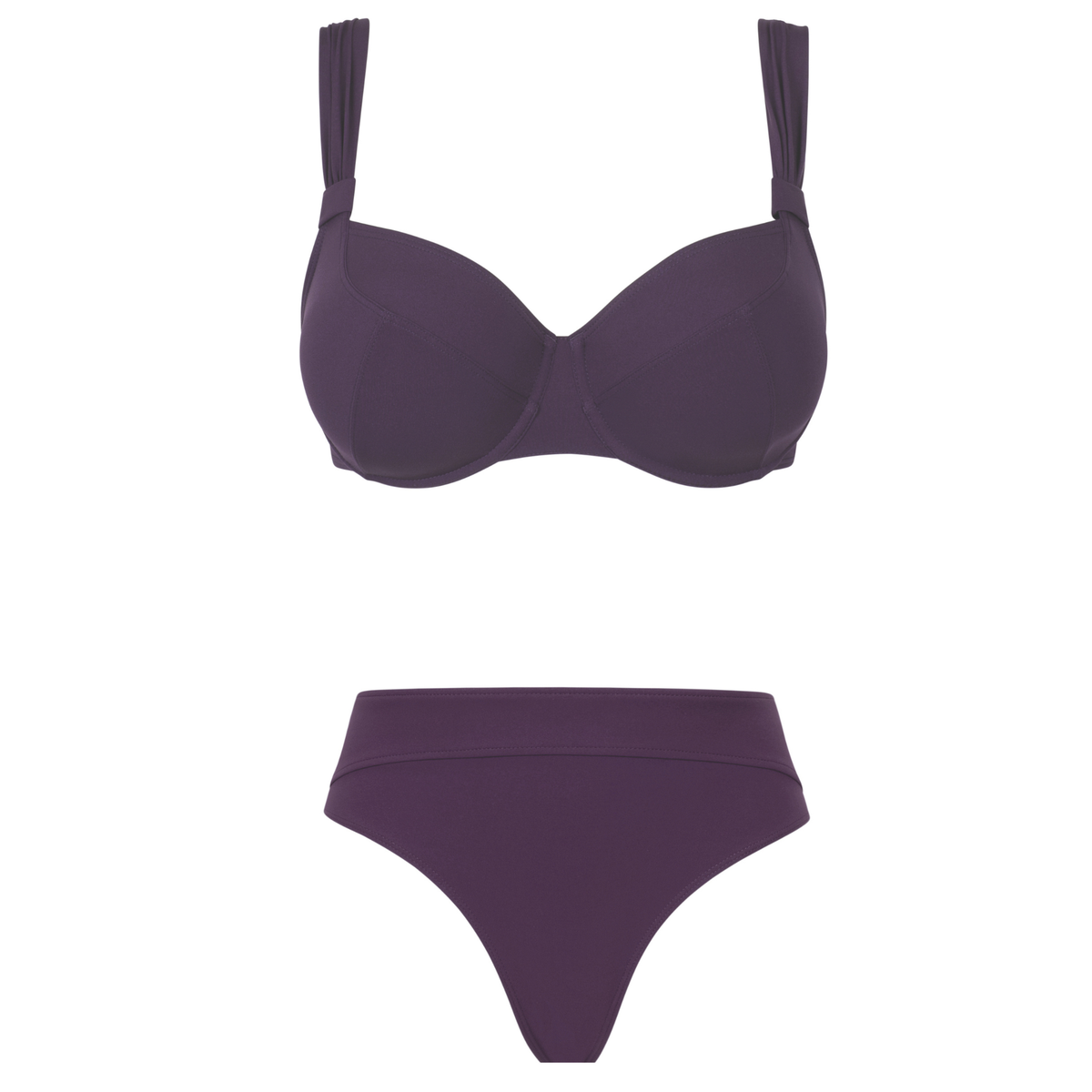 Jetset Iris Underwired Bikini With High Brief