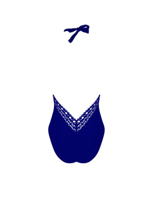 Ajourage Couture Outremer Halter Swimsuit