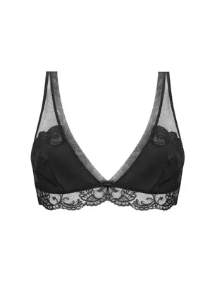 Splendeur Soie Black Unwired Bralette