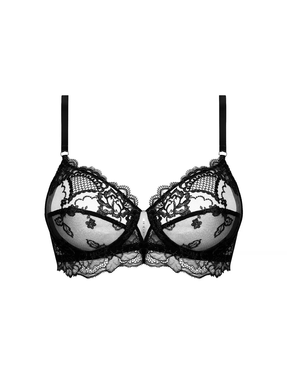 Sublime en Dentelle Black Full Cup Bra