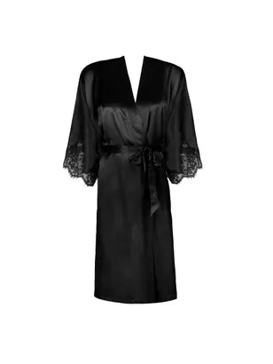 Splendeur Soie Black Robe