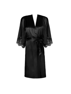 Splendeur Soie Black Robe