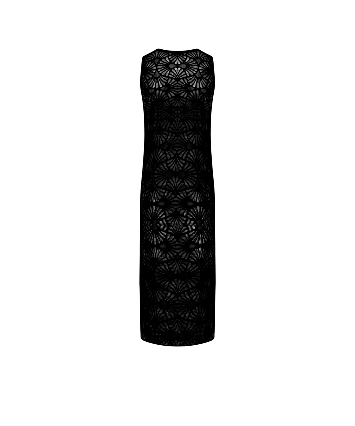 La Muse Dentelle Black Long Beach Dress