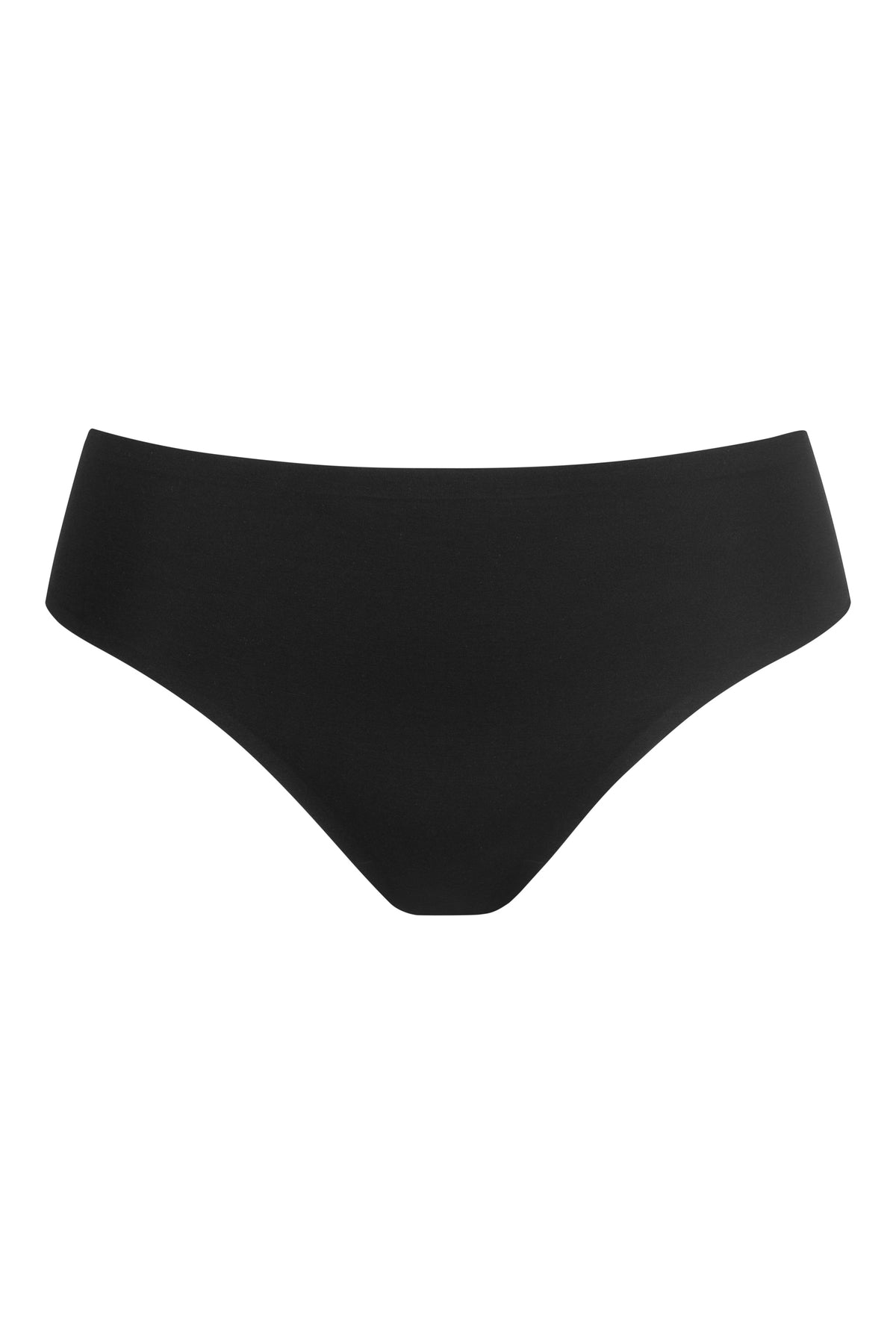 Simply Invisible Black High Waist Thong