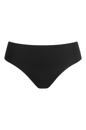 Simply Invisible Black High Waist Thong