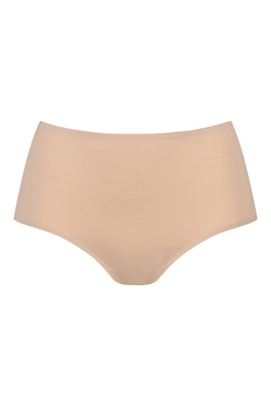 Simply Invisible Cream Tan High Waist Pants