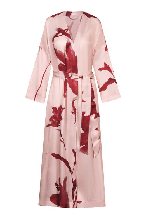 Iced Winter Bonbon Pink Kimono