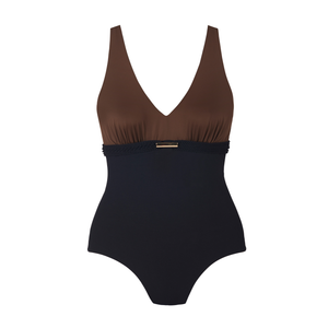 India Arco Chocolate Underwired Swimsuit