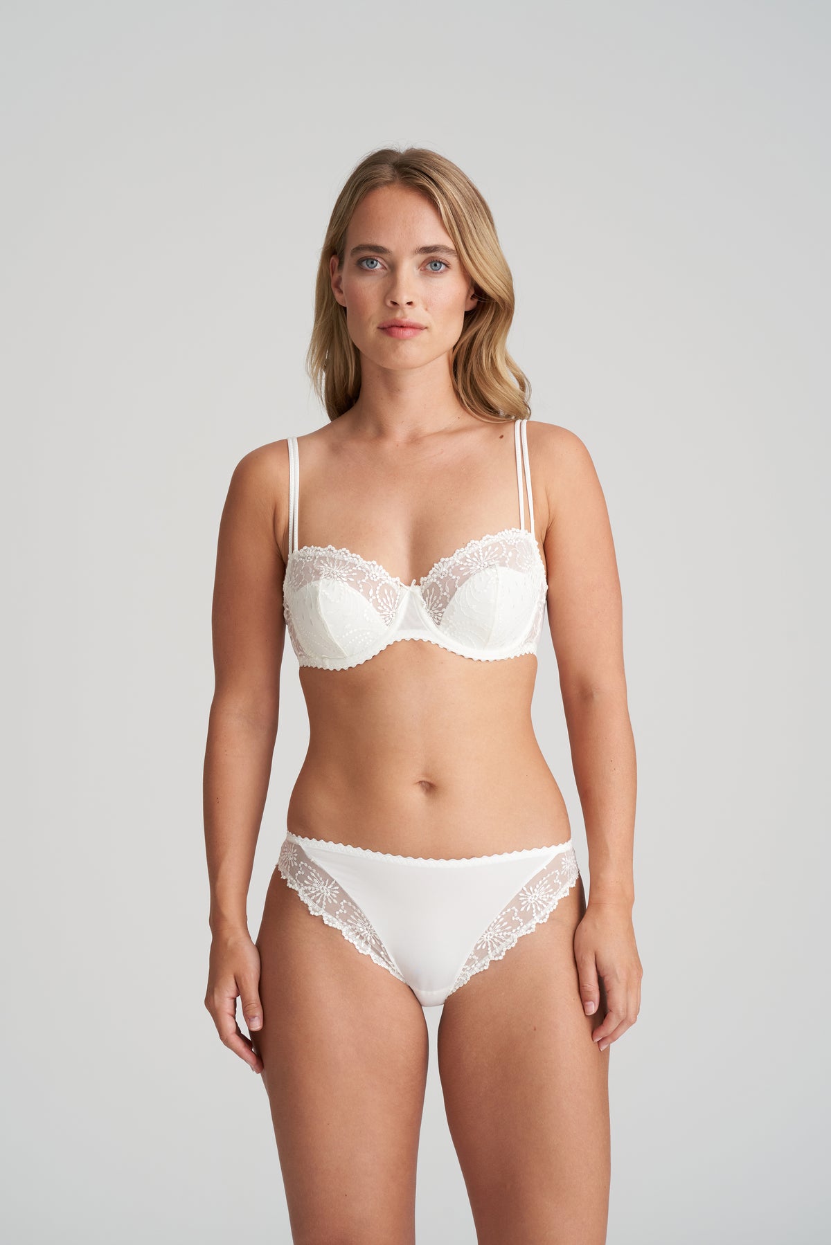 Jane Half Padded Balcony Bra Natural