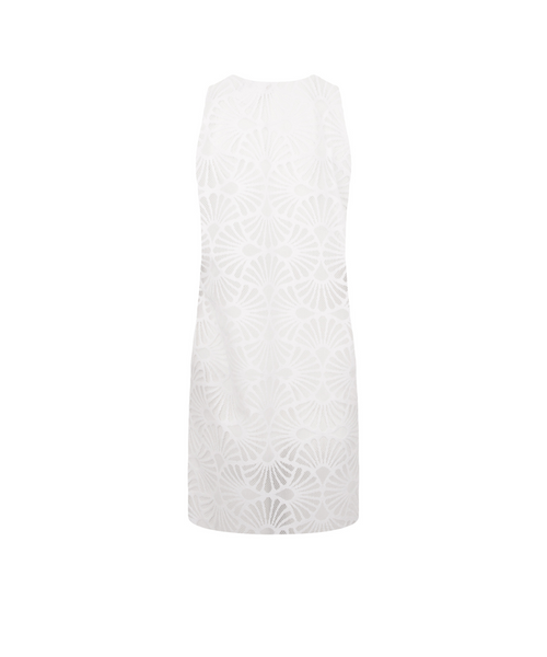 La Muse Dentelle Short White Beach Dress