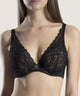 Rosessence Black Comfort Plunge Bra