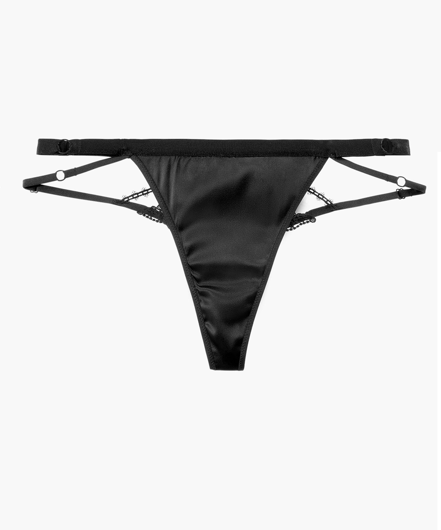 Aubade Boites a Desir Sweet Addiction (ブラック) タンガ Aubade | Boite a Desir Sweet Addiction Black Thong | Juste Moi