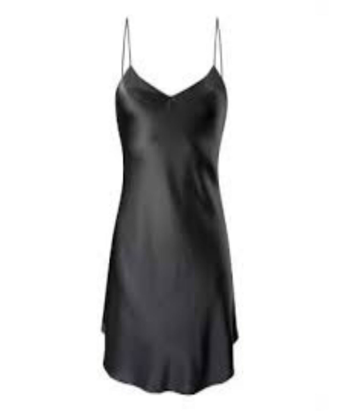 Basic Seduction Spaghetti Strap Petticoat Black