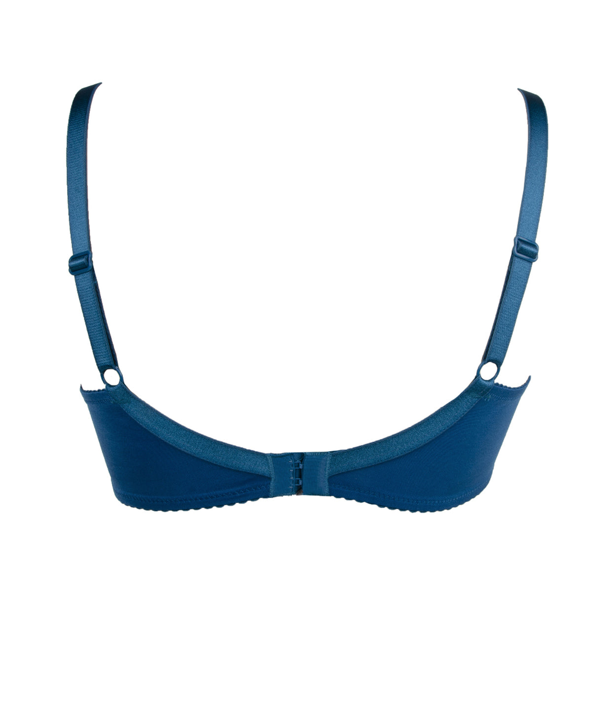Splendeur Soie Silk Half Cup Bra in Azure Blue - For Her from The Luxe  Company UK