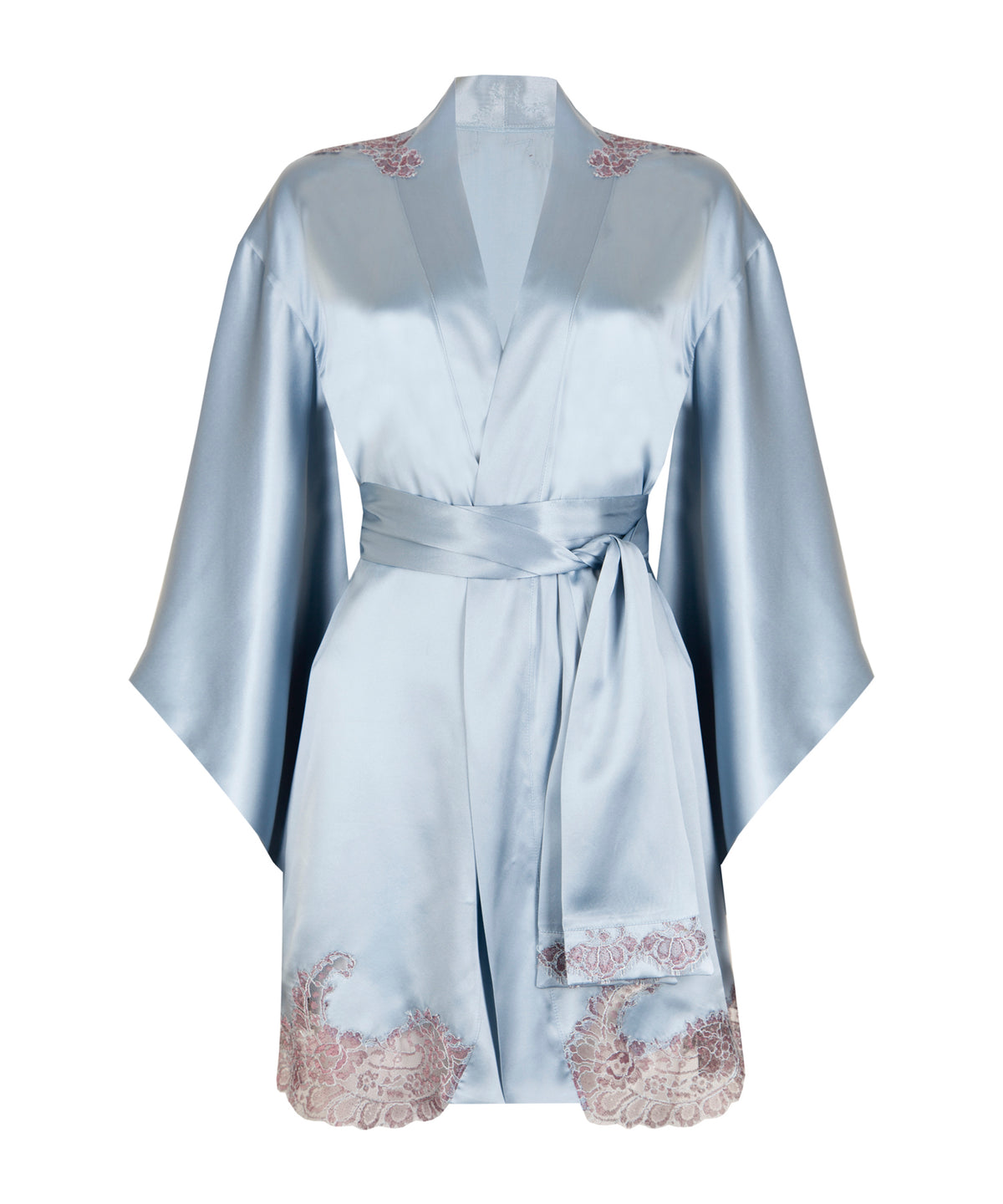 Veronique Blue Haze Kimono Robe