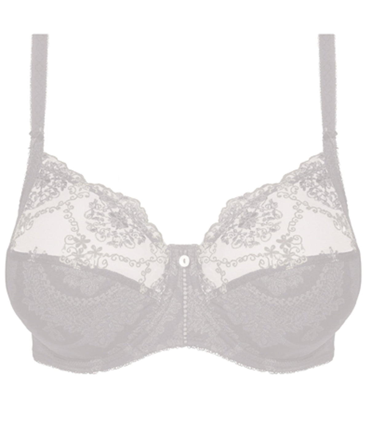 Lilly Rose White Full Cup Bra