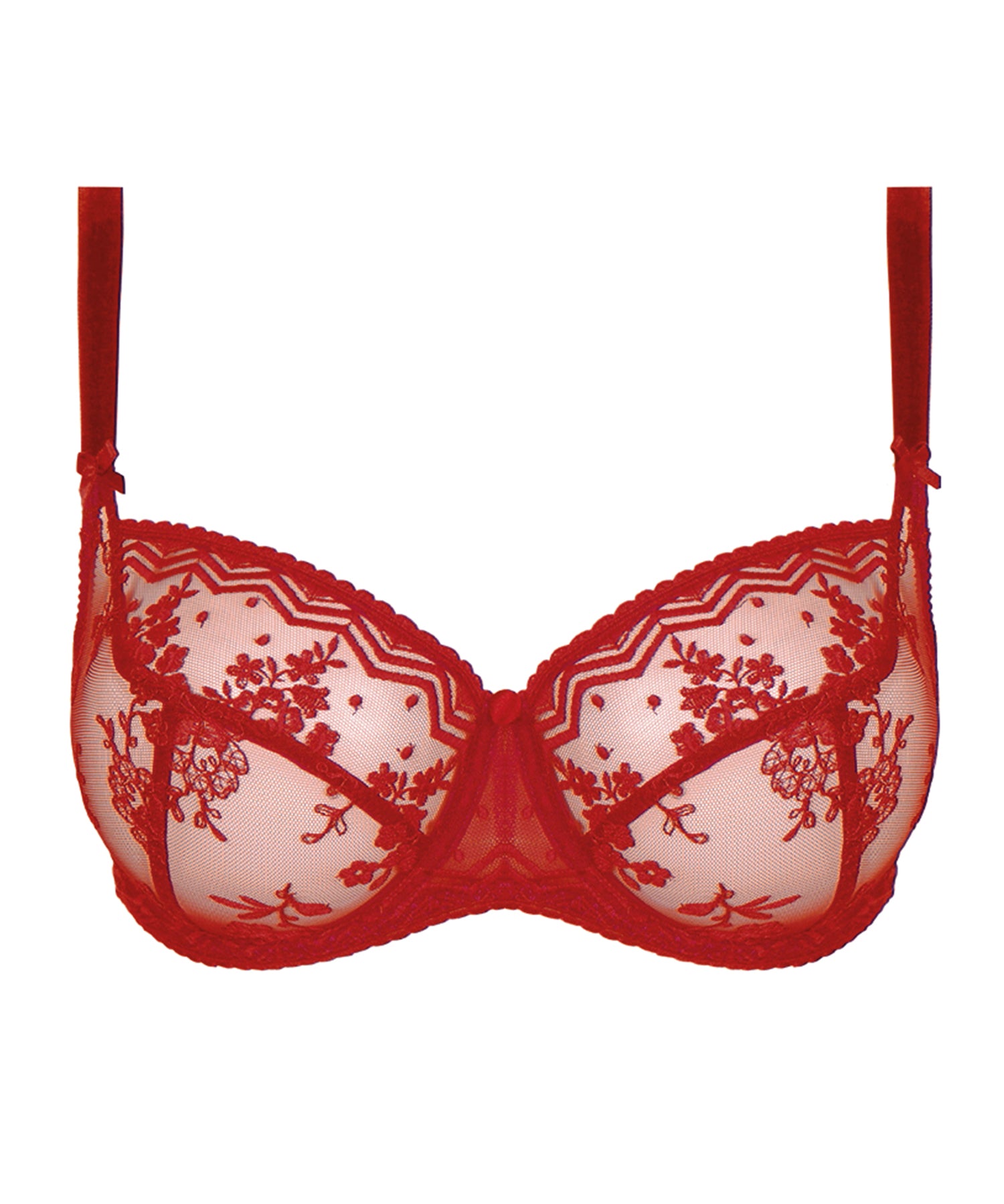 Ellen Rouge Toscan Low Neck Bra