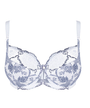 Lilly Rose Bleu Jouy Low Necked Bra