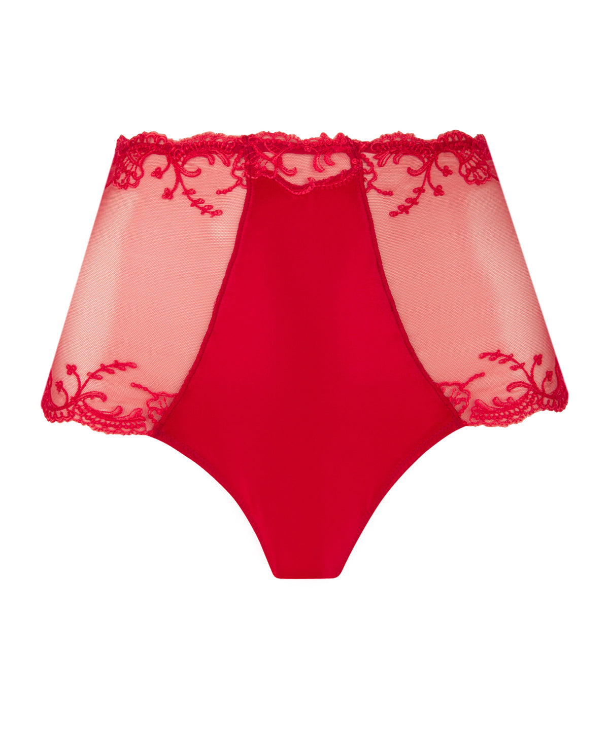 Splendeur Soie Rouge High Short