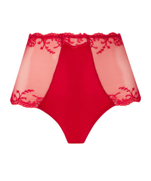 Splendeur Soie Rouge High Short