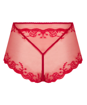 Splendeur Soie Rouge High Short