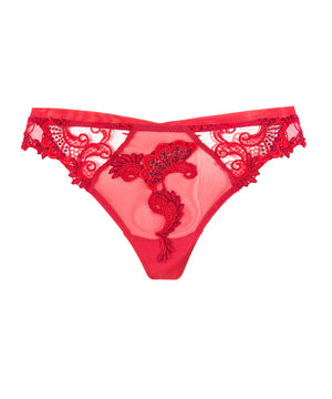 Dressing Floral Solaire Red Thong