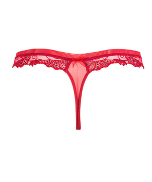Dressing Floral Solaire Red Thong