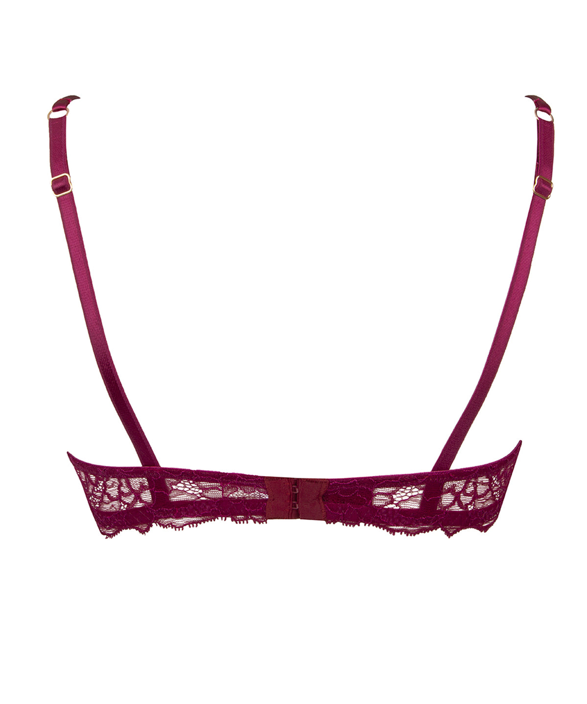 Sublime En Dentelle Fuchsia Half Cup Bra