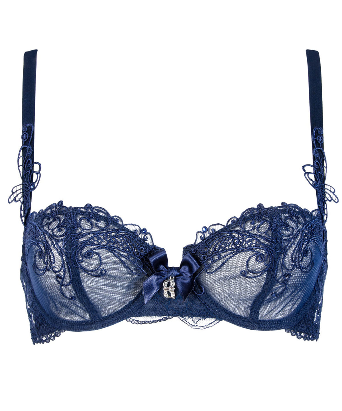 PROMESSE Lace Demi Bra in Baltic Blue – Christina's Luxuries