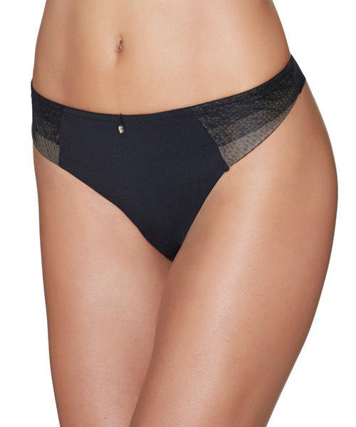 Aubade Onde Sensuelle Black Tanga Juste Moi