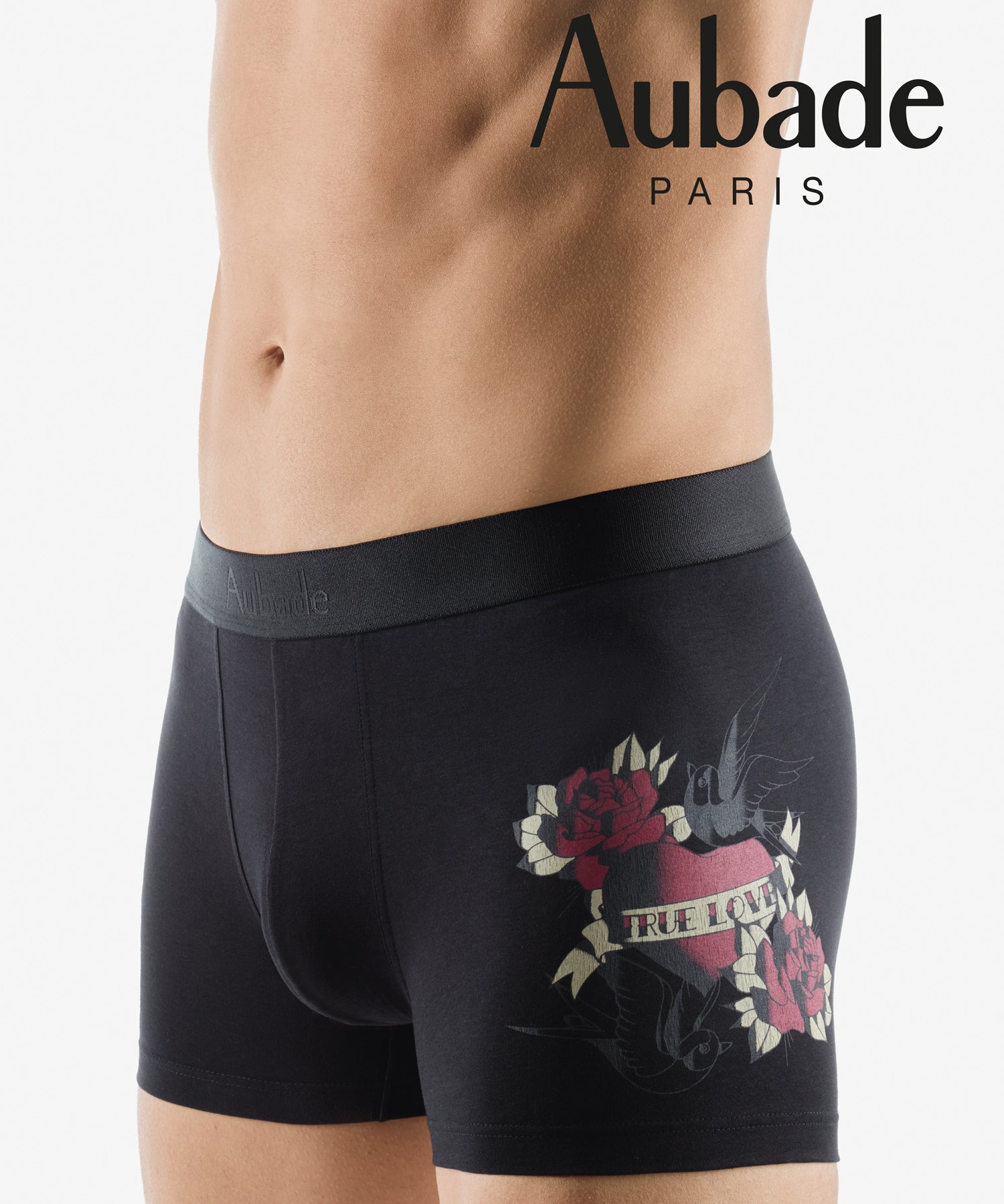 Aubade Boxer Men Rose Black Juste Moi